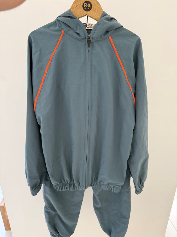 Genç Çocuk Spor Eşofman Takımı | 9–15 Yaş | Yan Şeritli Fermuarlı | Paraşüt Kumaş | RG Brand | RG3720