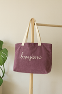 Kadife Kumaş Büyük Tote Çanta – Şık ve Dayanıklı Bez Omuz Çantası