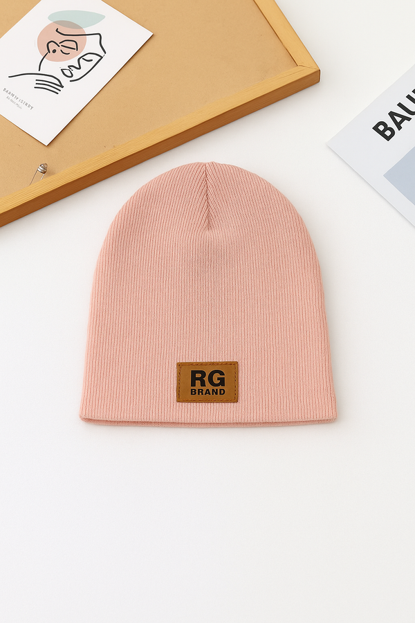 Детская шапка с отворотом и мягкой нашивкой | RG Brand | 3–9 лет | RG1535