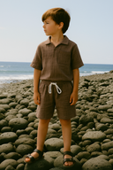 Çocuk Müslin Tişört Şort Takımı