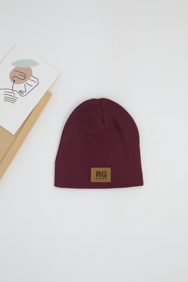 Детская шапка с отворотом и мягкой нашивкой | RG Brand | 3–9 лет | RG1535