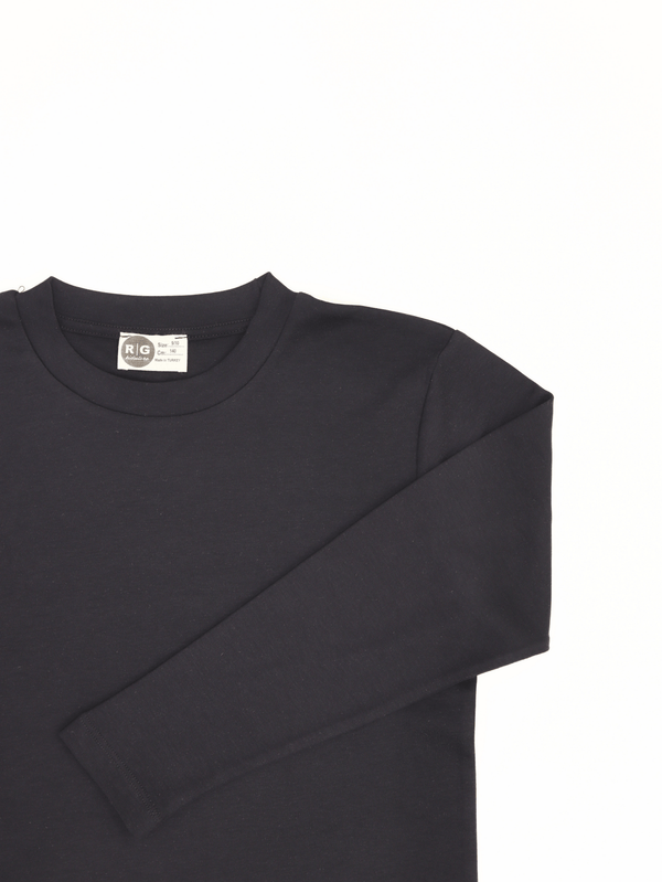 Genç Çocuk Basic Uzun Kollu Pamuk Tişört | Kız Ve Erkek | 9–15 Yaş | RG Brand | RG3701