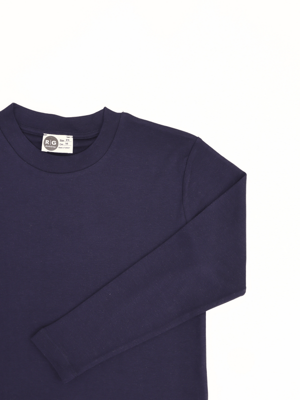 Genç Çocuk Basic Uzun Kollu Pamuk Tişört | Kız Ve Erkek | 9–15 Yaş | RG Brand | RG3701