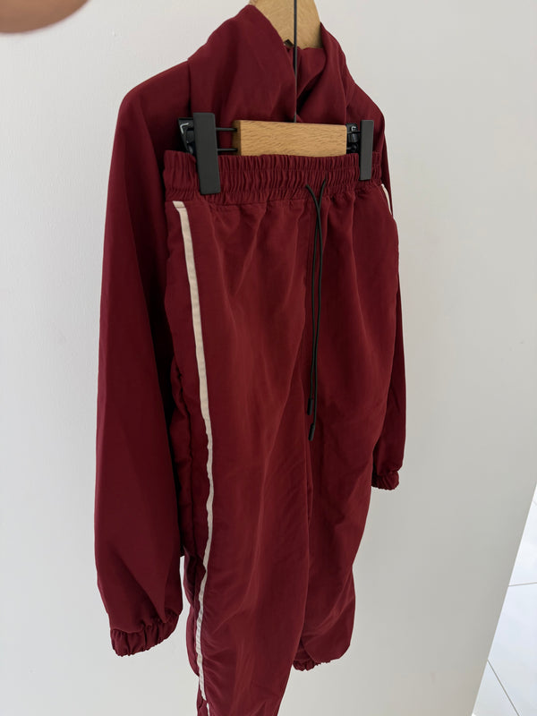Genç Çocuk Spor Eşofman Takımı | 9–15 Yaş | Yan Şeritli Fermuarlı | Paraşüt Kumaş | RG Brand | RG3720