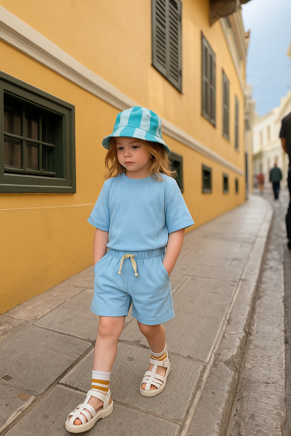 Unisex Kinder-Set aus Baumwolle mit Shorts und T-Shirt | 3–9 Jahre | RG Brand | RG1544