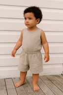 Pamuklu Müslin Bebek Şortlu Takım | RG Brand