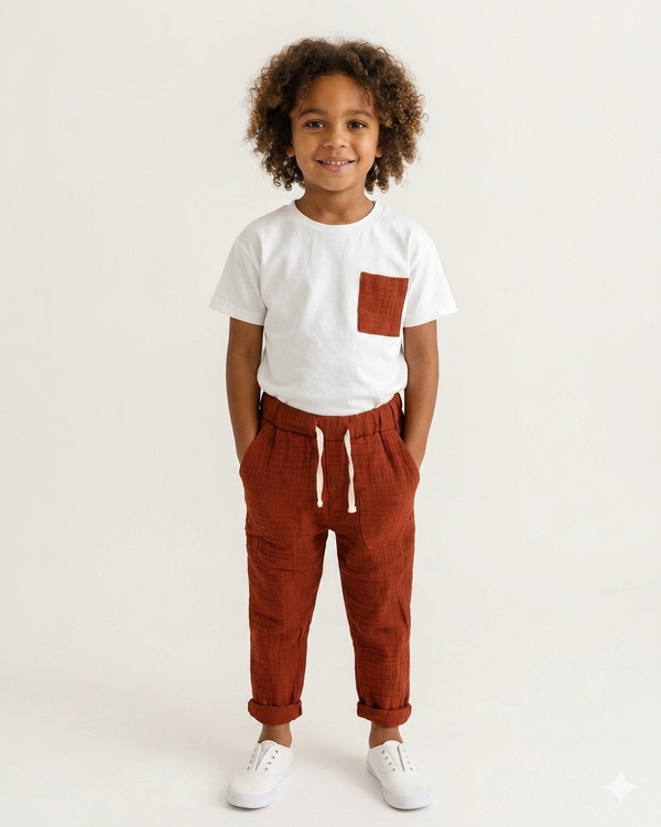 Musselin-T-Shirt-Set für Kinder | 3–9 Jahre | RG Brand | RG1556