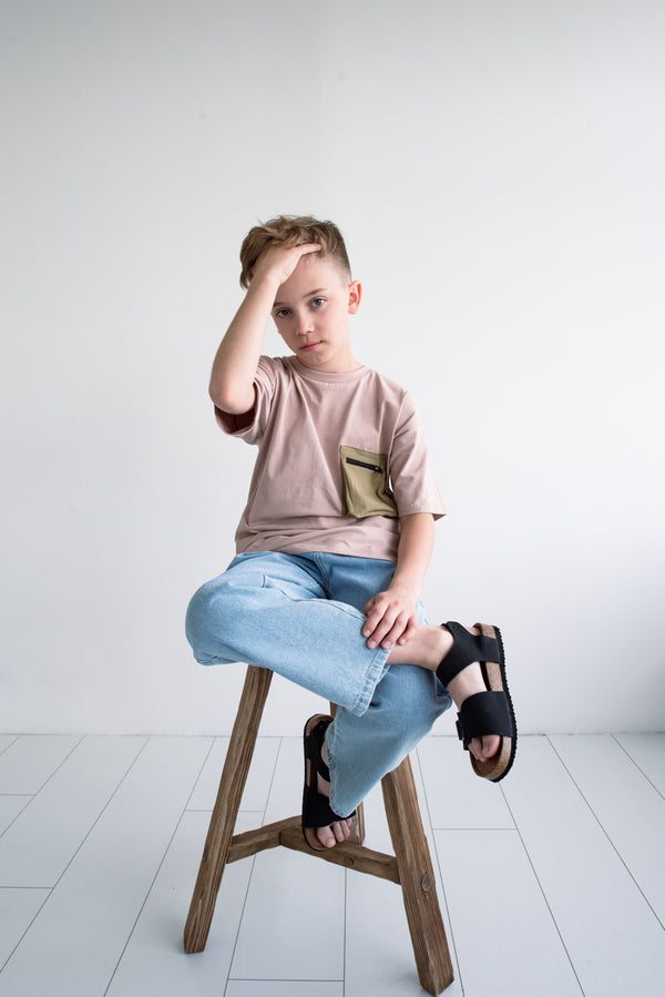 Weite Hose für Mädchen und Jungen | 9–15 Jahre | Blau, Schwarz und Grau | Bequeme Kinderhose | RG3399
