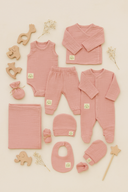 Müslin Kumaş 10 Parça Yenidoğan Bebek Seti