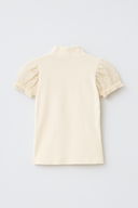 Kinder-T-Shirt mit Tüllärmeln und Halbkragen | 4–12 Jahre | RG453