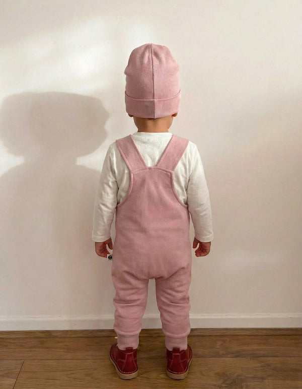 Baby Kangaroo-Pocket Jumpsuit and Beanie Set | 0–24 Months | RG Brand | RG304