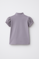 Kinder-T-Shirt mit Tüllärmeln und Halbkragen | 4–12 Jahre | RG453