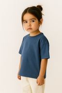 Çocuk Pamuklu Basic Tişört | %100 Pamuk | Yazlık T-Shirt