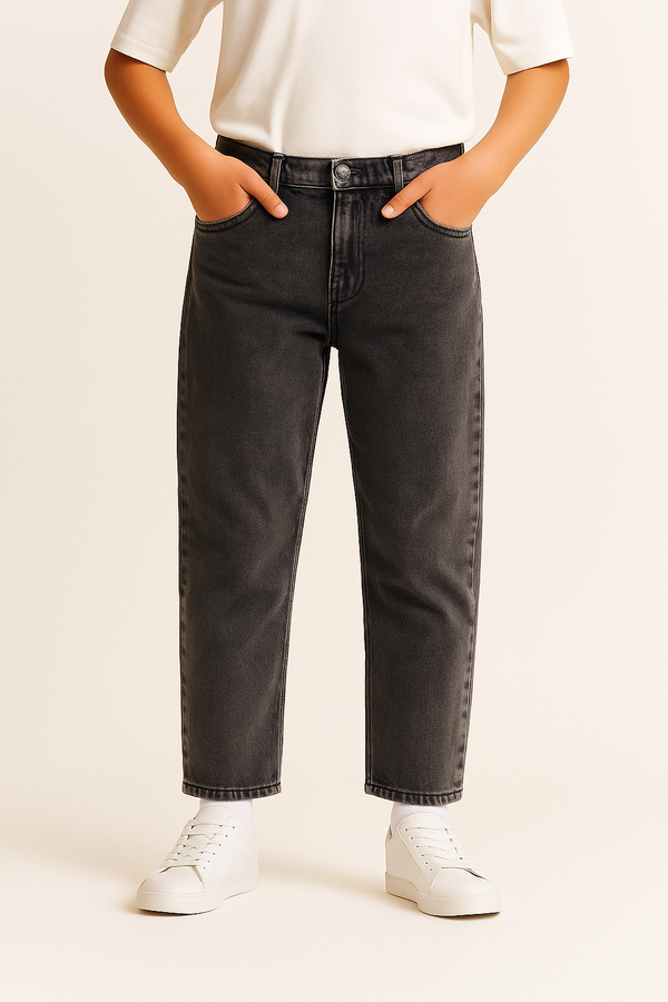 Regular-Fit-Jeans für Jugendliche | 100 % Baumwolle, bequemer Schnitt | Mädchen & Jungen | 9–15 Jahre | RG3398