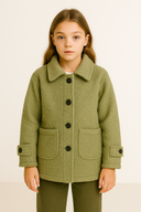 Young Button-Front Coat