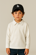 Çocuk Lacoste Uzun Kollu Tişört 3-9 Yaş