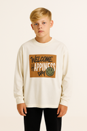 Çocuk Unisex Baskılı Pamuk kazak