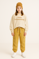 Çocuklar İçin Bereli Kapüşonlu Sweatshirt Eşofman Takımı