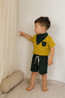 Bebek Doğal Baskılı Tişört-Şort Takım