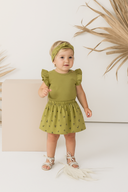 Bebek Doğal Baskılı Etek Takımı