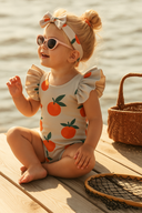 Kız Bebek Mayo Çabuk Kuruyan Tam Likralı 2 Parça Set