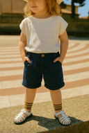 Jungen-Shorts aus 100 % Baumwollleinen