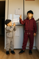 Çocuk Fermuarlı Kapüşonlu Sweatshirt ve Eşofman 3-9 Yaş