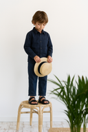 Çocuk Uzun Kollu Gömlek 3-9 Yaş