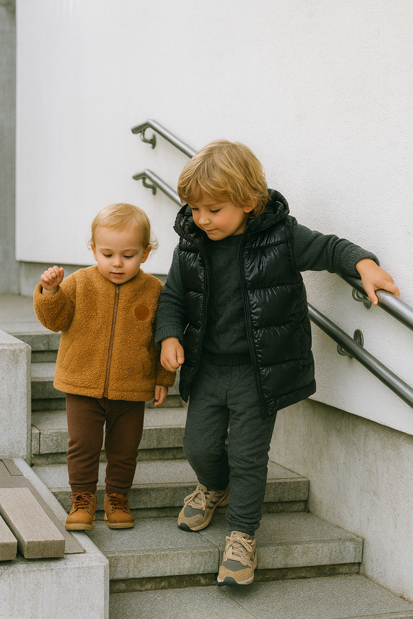 Unisex-Winterjacke für Babys mit Reißverschluss und Taschen | 6 Monate–4 Jahre | RG Brand | RG258