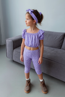Set aus Shorts und Bluse mit Blumenmuster für Kinder und Mädchen