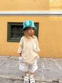 Unisex-Set aus T-Shirt und Shorts aus Baumwolle für Kinder