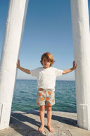 Çocuk T-Shirt & Baskılı Şort Deniz Takımı | 3–9 Yaş | Hızlı Kuruyan Polyester | RG Brand | RG1598