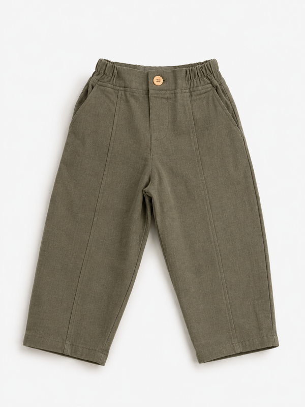 Çocuk Bol Balon Pantolon | 3–9 Yaş | Erkek & Kız | %100 Pamuk Keten | RG Brand | RG1756