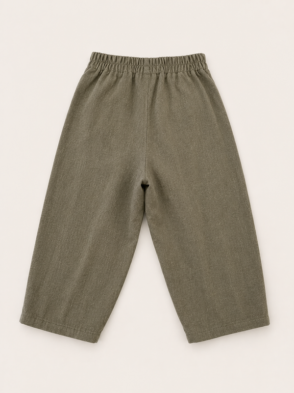 Çocuk Bol Balon Pantolon | 3–9 Yaş | Erkek & Kız | %100 Pamuk Keten | RG Brand | RG1756