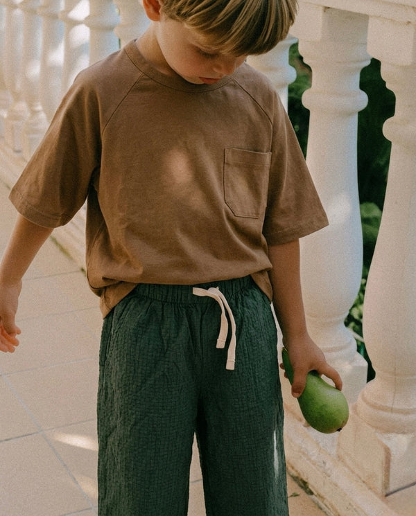 Çocuk Oversize Tişört | Arka Baskılı, Ön Cepli | %100 Pamuk | 3–9 Yaş | Kız & Erkek | RG1758