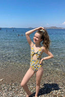 Teen Girl Swimsuit and Hair Clip | Ages 9-15 | RG Brand | RG3402