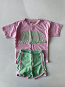 Bedrucktes T-Shirt-Shorts-Set für Kinder