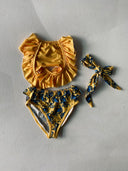 Kız Çocuk Hızlı Kuruyan 2 Parçalı Bikini Seti ve Saç Bandı