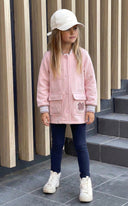 Önden Çıtçıtlı Kız Çocuk Kolej Ceketi