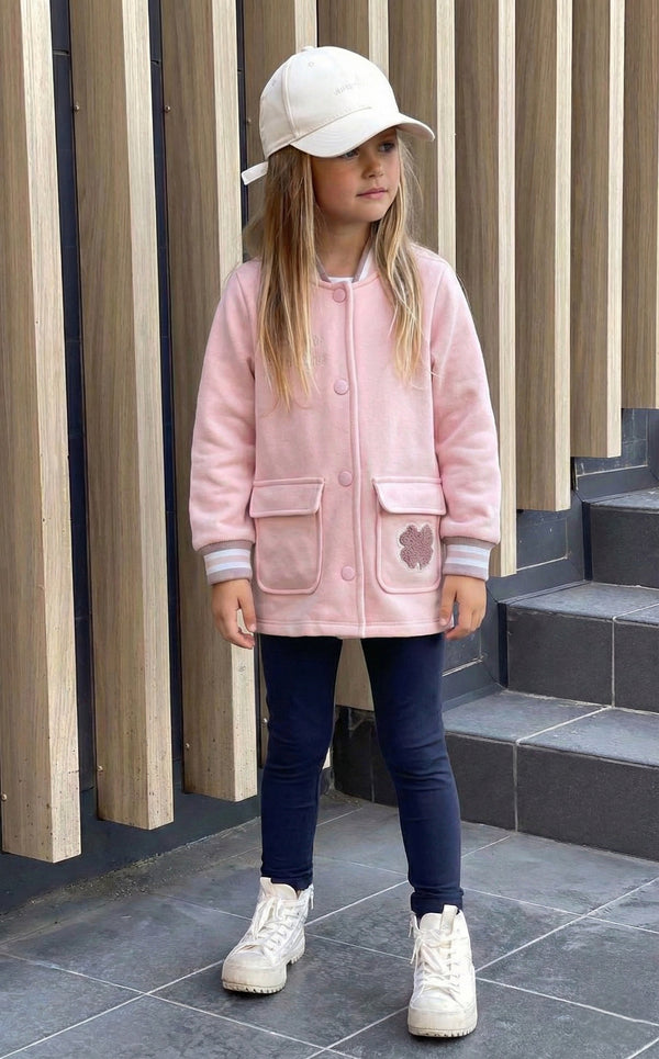 Collegejacke für Mädchen mit Druckknöpfen | 3–9 Jahre | RG Brand | RG1497