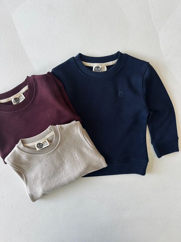 Çocuk Selanik Triko Sweat | Günlük Ve Okul | 3–9 Yaş | RG Brand | RG1507