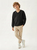 Erkek Çocuk V Yaka Selanik Triko Sweat | 3–9 Yaş | RG Brand | RG1508