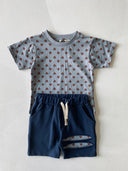 Çocuk Karpuz Baskılı Şort Takımı