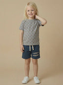 Çocuk Karpuz Baskılı Şort Takımı