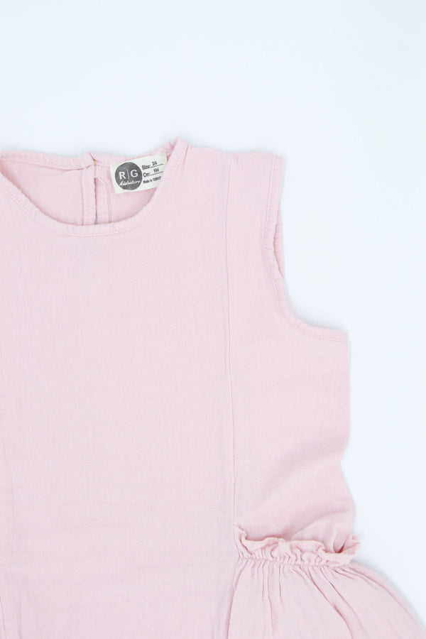Çocuk Müslin Kolsuz Elbise | 3–9 Yaş | RG Brand | RG1551