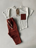 T-Shirt-Set aus Musselin für Kinder