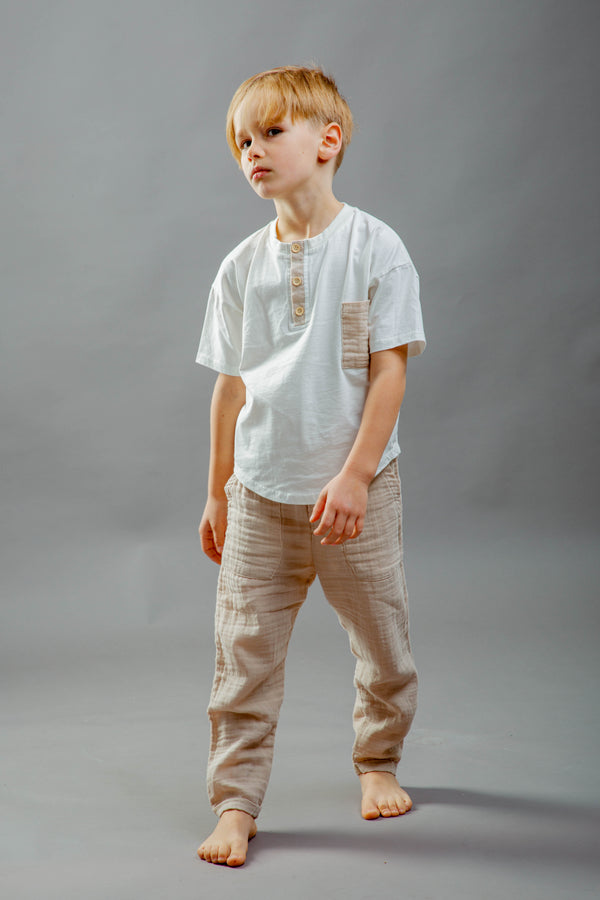Musselin-T-Shirt-Set für Kinder | 3–9 Jahre | RG Brand | RG1556