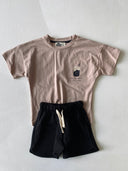 Unisex-Kinder-T-Shirt-Shorts-Baumwollset aus 100 % Baumwolle