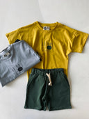 Bedrucktes T-Shirt-Set für Kinder aus Baumwolle