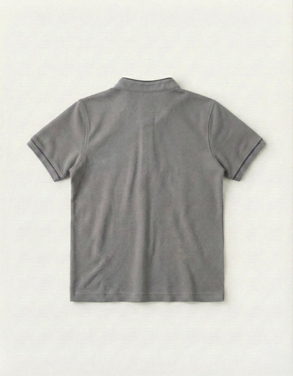 Kinder-T-Shirt mit Knopfdetail und Richterkragen | RG1586